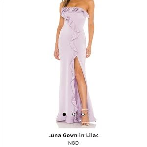NBD Luna Gown in Lilac - Size small